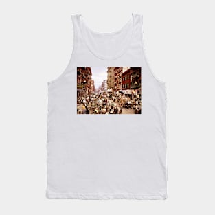 Mulberry Street, New York, circa 1900 (C016/4558) Tank Top